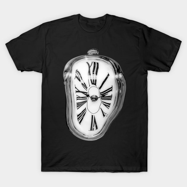 Surreal Melting Clock T-Shirt by va103